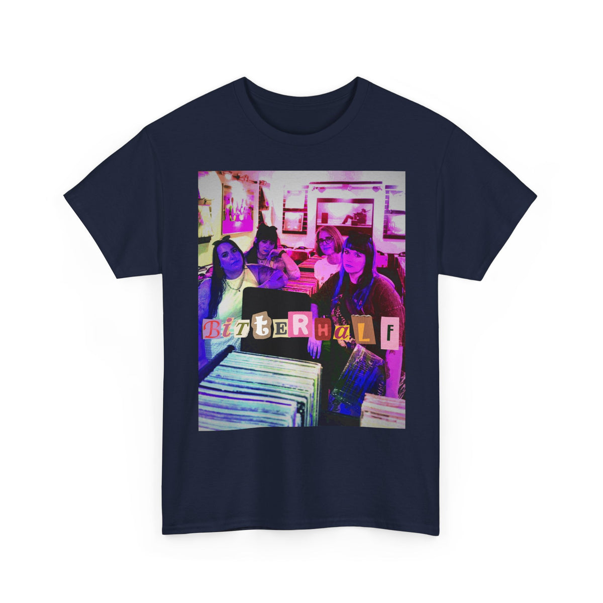 Bitterhalf Photo Collage Tee | Retro Band Artwork
